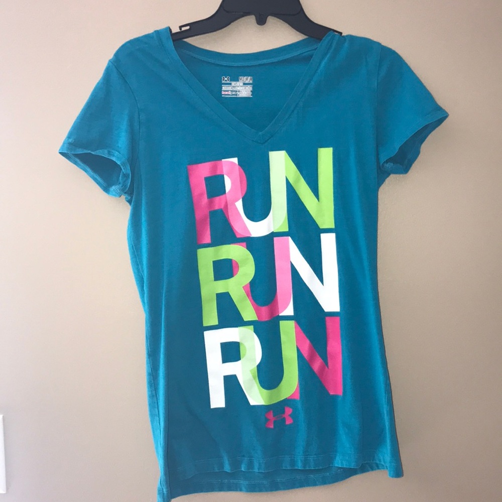 Under Armour semi-fitted athletic t-shirt.